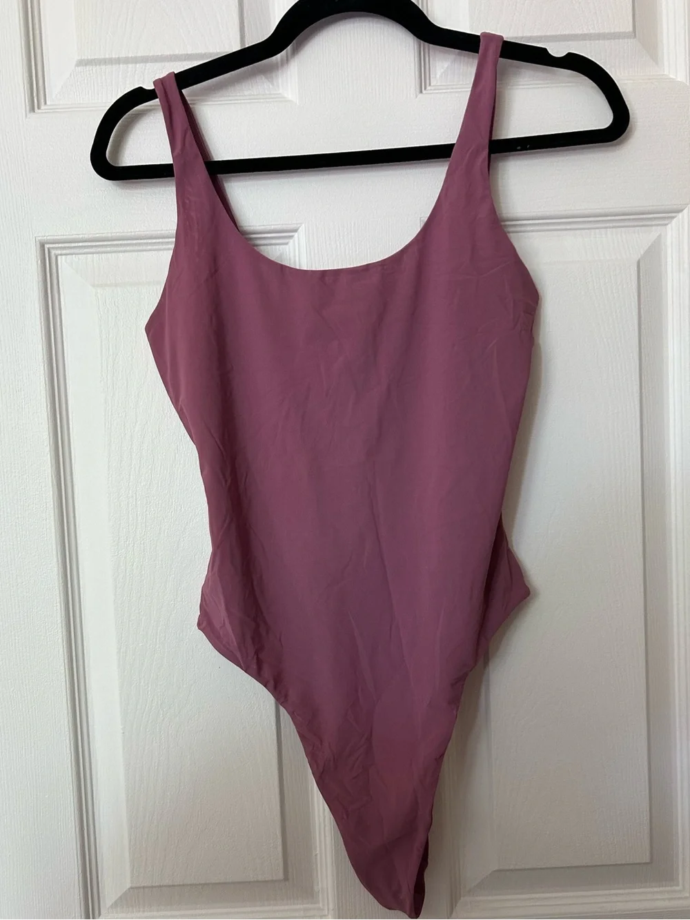 NWOT Alo Yoga Mesh Sheer Illusion Bodysuit - Soft Mulberry